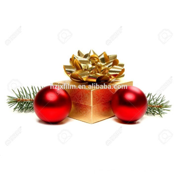 Christmas color box metallized packaging PET Mylar film